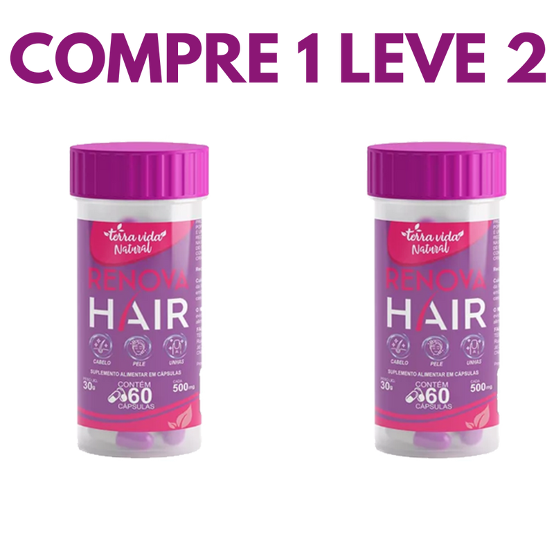 Renova Hair: Crescimento e Força para Cabelos e Unhas