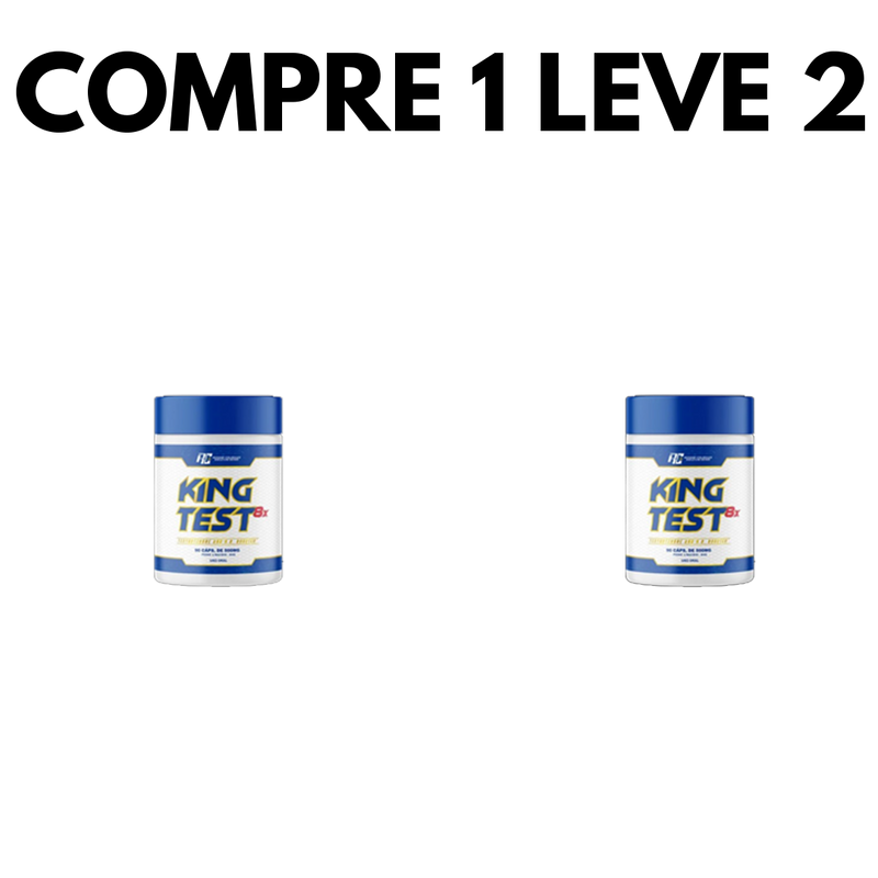 King Test: Potência Masculina e Testosterona Elevada