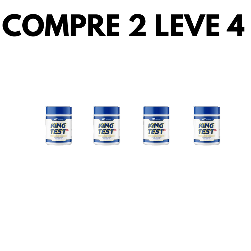 King Test: Potência Masculina e Testosterona Elevada