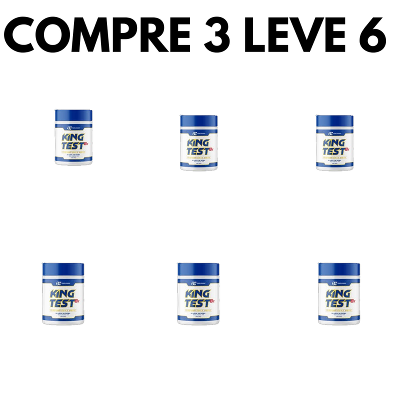 King Test: Potência Masculina e Testosterona Elevada