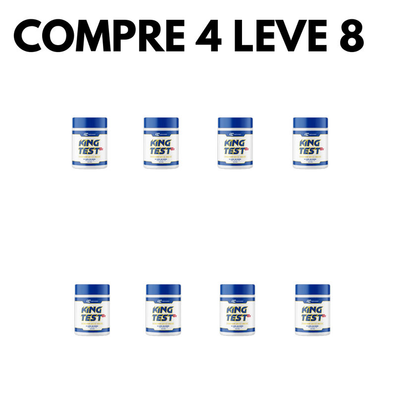 King Test: Potência Masculina e Testosterona Elevada