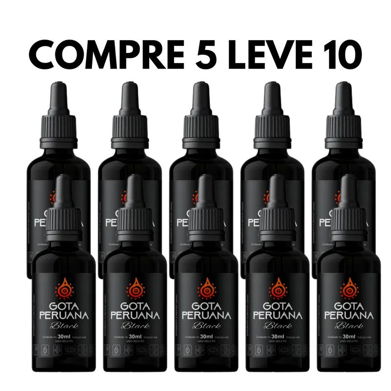 Gota Peruana Black: Vitalidade, Desejo e Desempenho Natural