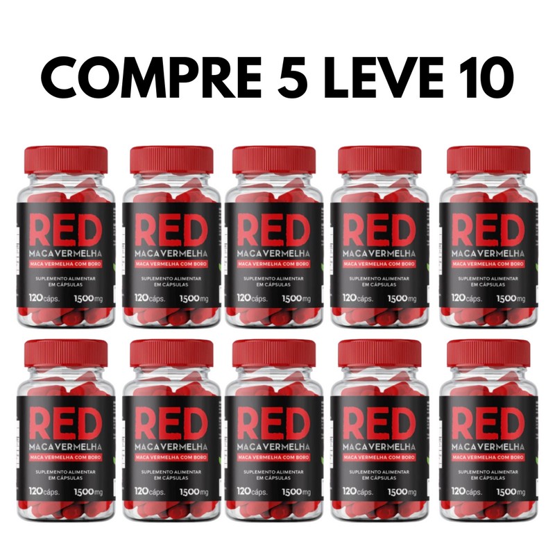 Red Maca Vermelha: Força Masculina em Gotas