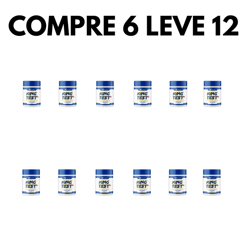 King Test: Potência Masculina e Testosterona Elevada